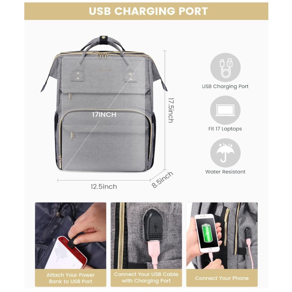 LOVELOOK Multi Pocket Backpack - Picture 4 of 16